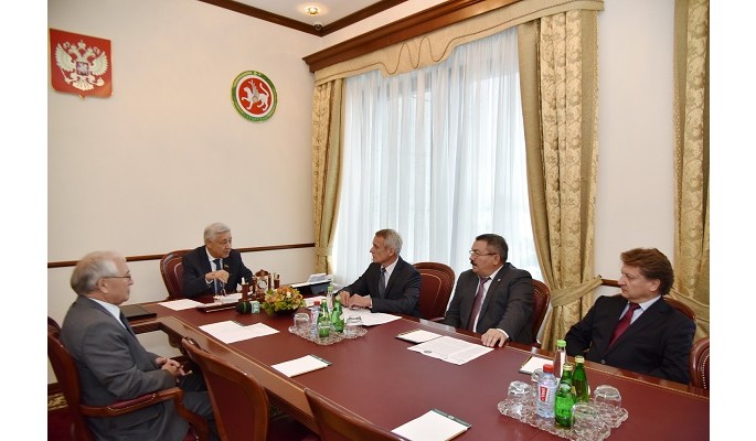 Встреча Председателя Госсовета РТ Фарида Мухаметшина с представителями Меджлиса татарских мурз
